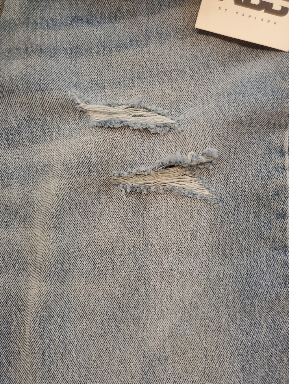 NWT KBB By Kahlana Women's Light Wash High-Rise Straight Leg Jeans Size 4 - Picture 12 of 13